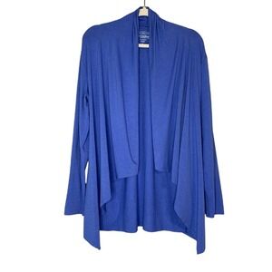 Coolibar blue Sun Wrap‎ Cardigan 50+ UV
Protection Long Sleeve. Size M